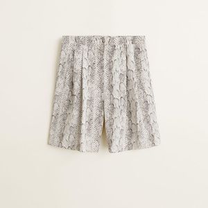 Mango Snake Print Winona Shorts